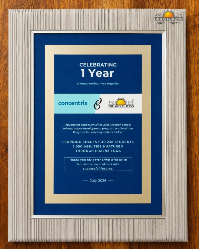 Concentrix Art of Living Partnership