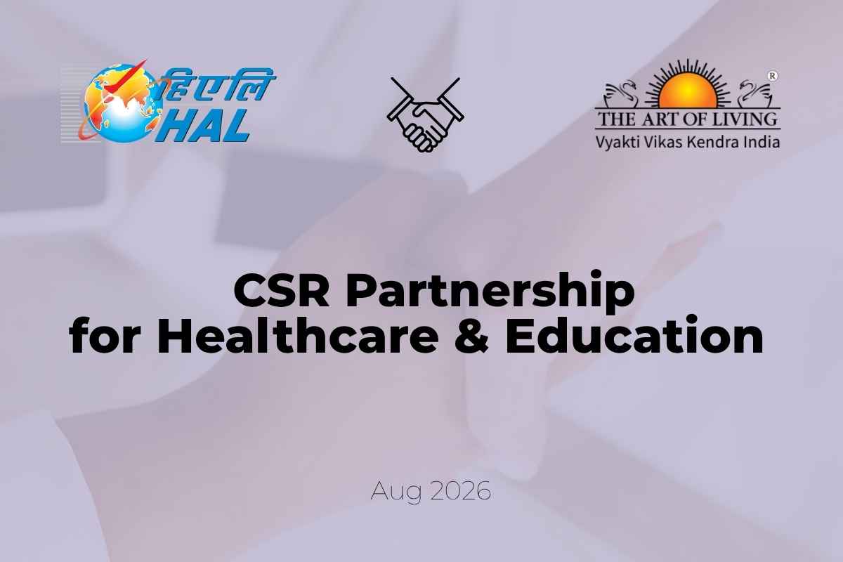 HAL Partners with VVKI for Healthcare and Education Initiatives Under CSR